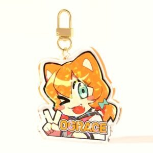 Candy Chibi Acrylic Shaker Charm (Double Board)