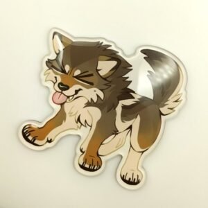 Mini Desktop Mascot Acrylic Stand with Star Base